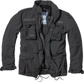 Heren - Mannen - Outdoor - Stevige Kwaliteit - Zware materialen - Outdoor - Urban - Streetwear - Tactical - Jas - Jacket - M-65 - Giant - Winter - Jacket zwart