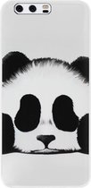 ADEL Siliconen Back Cover Softcase Hoesje Geschikt voor Huawei P10 - Panda