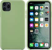 Apple iPhone 11 Pro Max Licht groen Backcover hoesje - silicone