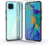 Huawei P40 Lite Transparant Backcover hoesje - silicone- 8719273313558