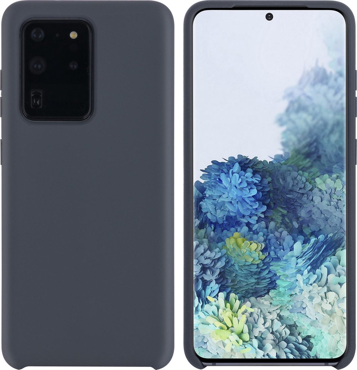 Samsung Galaxy S20 Ultra Grijs Backcover hoesje - silicone