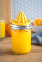 Jar Ware Citruspers - Voor Mason Jars - Herbruikbare & Universele - Geel