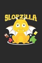 Slopzilla: 6x9 Dragons - grid - squared paper - notebook - notes