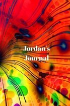 Jordan's Journal: Personalized Lined Journal for Jordan Diary Notebook 100 Pages, 6'' x 9'' (15.24 x 22.86 cm), Durable Soft Cover