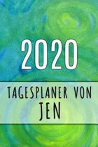 2020 Tagesplaner von Jen: Personalisierter Kalender f�r 2020 mit deinem Vornamen