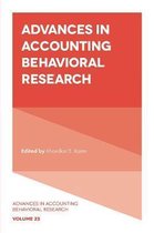 Advances in Accounting Behavioral Research- Advances in Accounting Behavioral Research