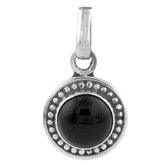 Jewelryz Nidia Edelsteen Hanger | 925 sterling zilver met zwarte onyx