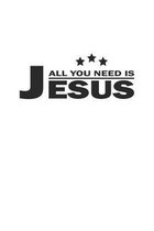 All you need is Jesus: Notizbuch Geschenk-Idee - Karo - A5 - 120 Seiten