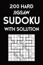 200 Hard Jigsaw Sudoku With Solution: 9x9, Puzzle Book, 2 puzzles per page