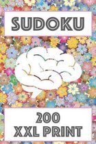 Sudoku: 200 Easy Sudoku XXL print, one Page one Sudoku Easy Version, for children and beginners. Enjoy traveling in car