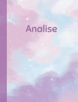 Analise: Personalized Composition Notebook - College Ruled (Lined) Exercise Book for School Notes, Assignments, Homework, Essay