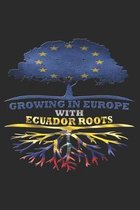 Ecuador Notebook: Ecuador Notebook - college book - diary - journal - booklet - memo - composition book - 120 sheets - Dot Grid paper 6x