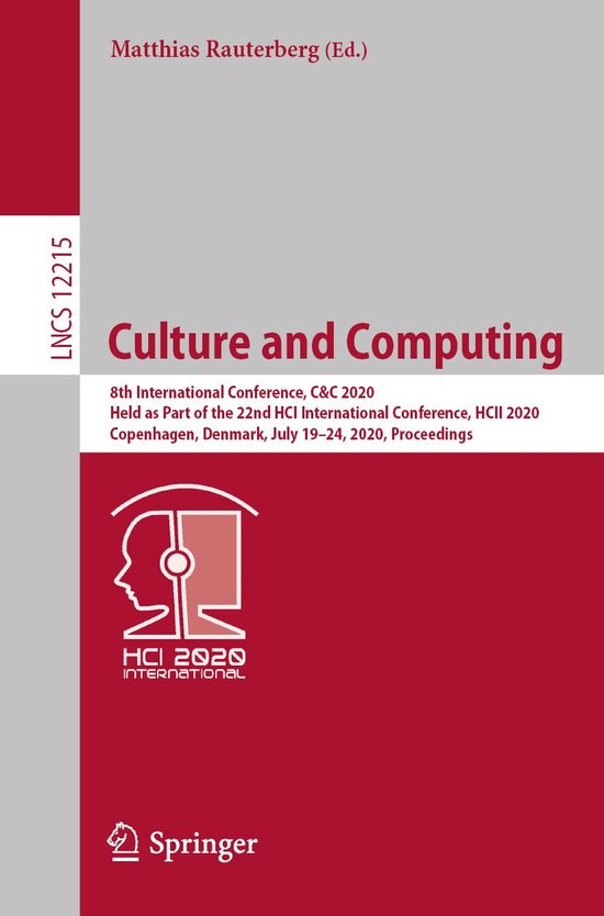 Springer Nature Proceedings Computer Science - Culture and C ... - cover