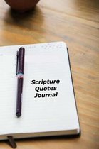 Scripture Quotes Journal: Simple Scripture Journal for Daily Reflection
