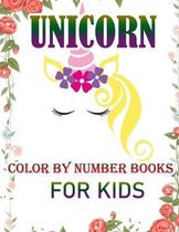 Unicorn Color By Number Books For Kids