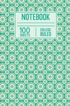 Notebook 100 Sheets College Ruled: 100 Page College Ruled Notebook For Note taking Or Doodling In Class