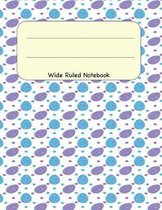 Wide Ruled Notebook: 8.5 x 11 Journal 100 Pages