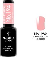 Gellak Victoria Vynn™ Gel Nagellak - Salon Gel Polish Color 194 - 8 ml. - Sheer Fantasy