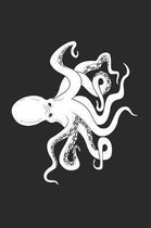Notebook: Octopus Kraken Journal 6x9 lined I Cephalopod Sea Creatures Gift I Ocean Animals diary