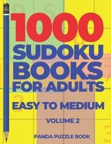 Volume- 1000 Sudoku Books For Adults Easy To Medium - Volume 2