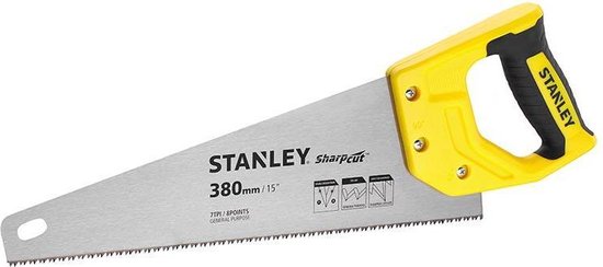 Stanley Universeel Zaag SharpCut 380mm - 7T/inch [6]