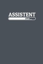 Assistent l�dt: Notizen - gepunktet, liniertes Notizbuch - f�r Notizen, Erinnerungen, Daten - Notizbuch f�r Assistent in Ausbildung