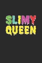 Slimy queen: 6x9 Slime - grid - squared paper - notebook - notes