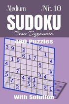 Medium Sudoku Nr.10: 480 puzzles with solution