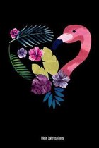 Mein Jahresplaner: Flamingo pink Vogel Kalender 6x9 A5: Studienplaner - Terminkalender - Wöchentliche To-Do-Liste & Ziele - Für Schüler U