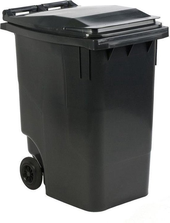 Afvalcontainer 360 liter grijs - voor restafval
