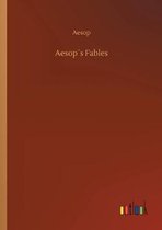 Aesop's Fables in bruine omslag.