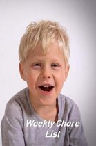 Weekly Chore List: Kids Responsibility Tracker
