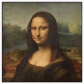 Mona Lisa, Leonardo da Vinci - Foto op Akoestisch paneel - 120 x 120 cm