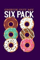 Check Out My Six Pack: Graph Paper Notebook, 6x9 Inch, 120 pages