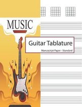 Guitar Tablature Manuscript Paper Standard
