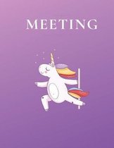 I'm only in this MEETING because I'd make a terrible stripper: 8.5x11 Meeting Notebook and Survival Guide