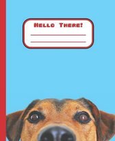 Here There!: Composition Notebook. 100 pages. Rule Lined. With numbered pages and table of contents.