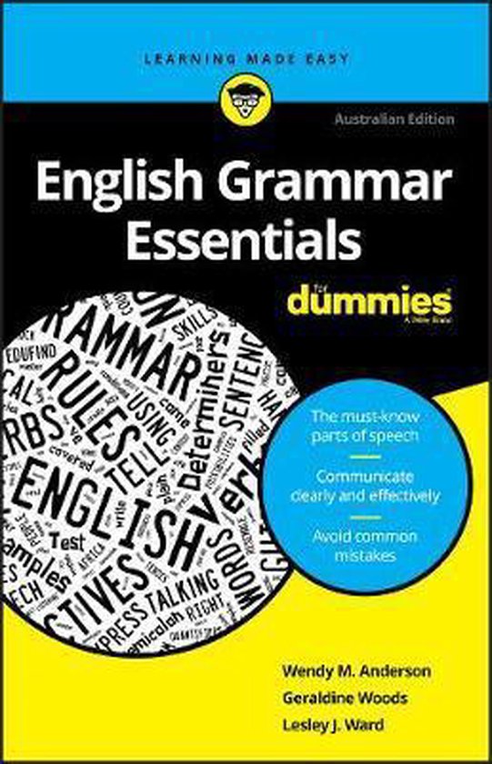 English Grammar Essentials for Dummies 9780730384724 Wendy M