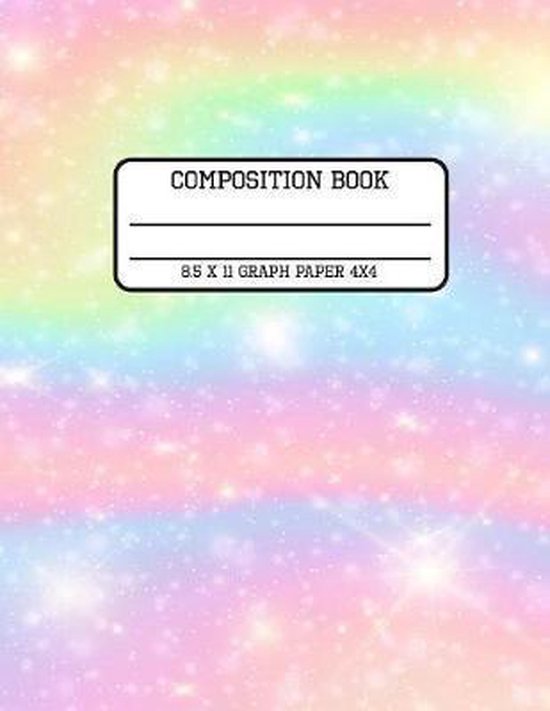 Composition Book Graph Paper 4x4, Curlyq Paper Press 9781080062638