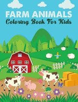 Farm Animals Coloring Book for kids