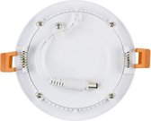 LED Downlight slim - Inbouwspot 6W - Warm Wit 3000K - Ø120 mm