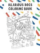 Hilarious Dogs Coloring Book