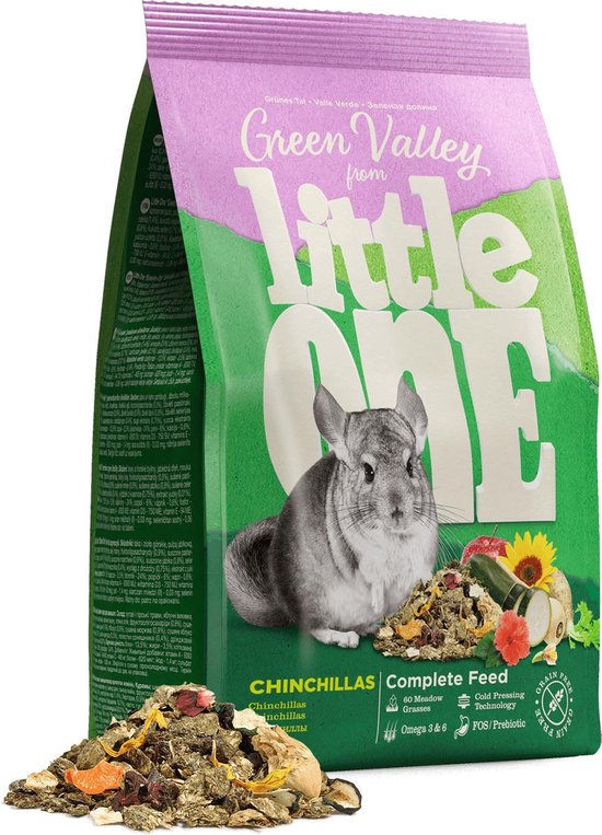 Little One Green Valley Chinchillas 750 gram volledige voeding