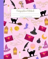 Composition Notebook: Pretty Witch Magic Potions Book - Doing school work and homework is more fun in a colorful and cute notebook - Standar