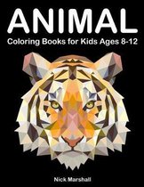 Animal Coloring Books for Kids Ages 8-12: Animetrics Coloring Books with Dolphin, Fox, Shark and Deer