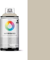 MTN Licht warmgrijs waterbasis spuitverf - 300ml lage druk en matte afwerking