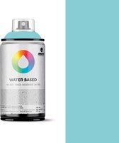 MTN Pastel blauwgroen waterbasis spuitverf - 300ml lage druk en matte afwerking