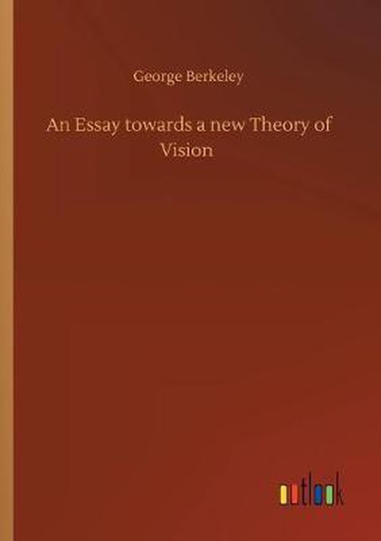 Boek kaft met tekst 'George Berkeley An Essay towards a new Theory of Vision' en 'outlook' logo.