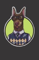 Nerd Dog Doberman Notebook