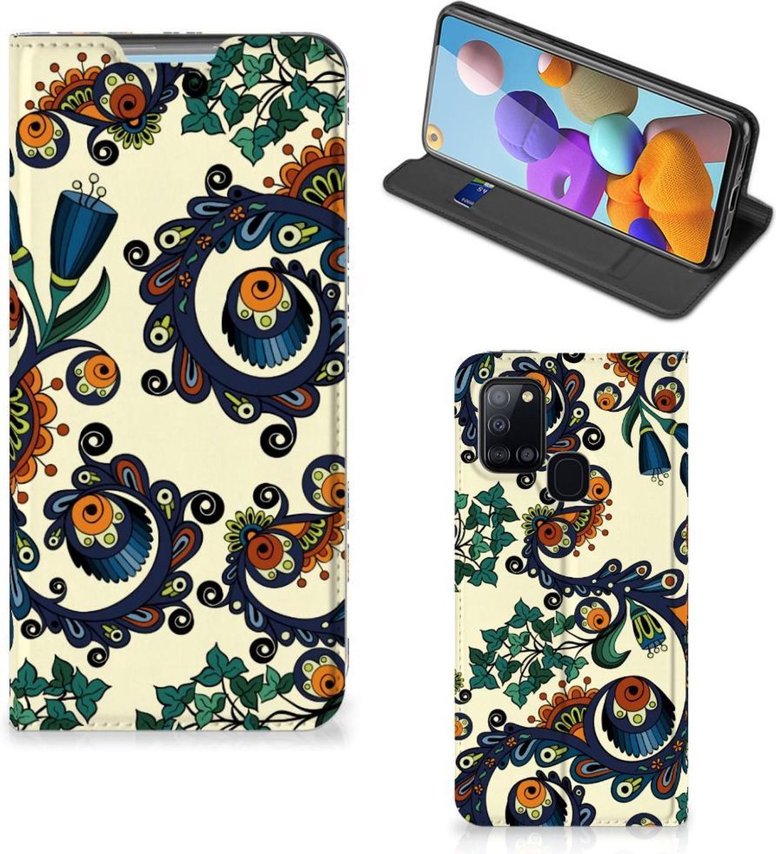 Telefoon Hoesje Samsung Galaxy A21s Barok Flower